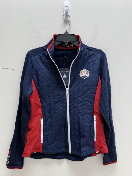 Ralph Lauren Jackets & Blazers - Ralph Lauren Navy and Red Quilted Utility Jacket